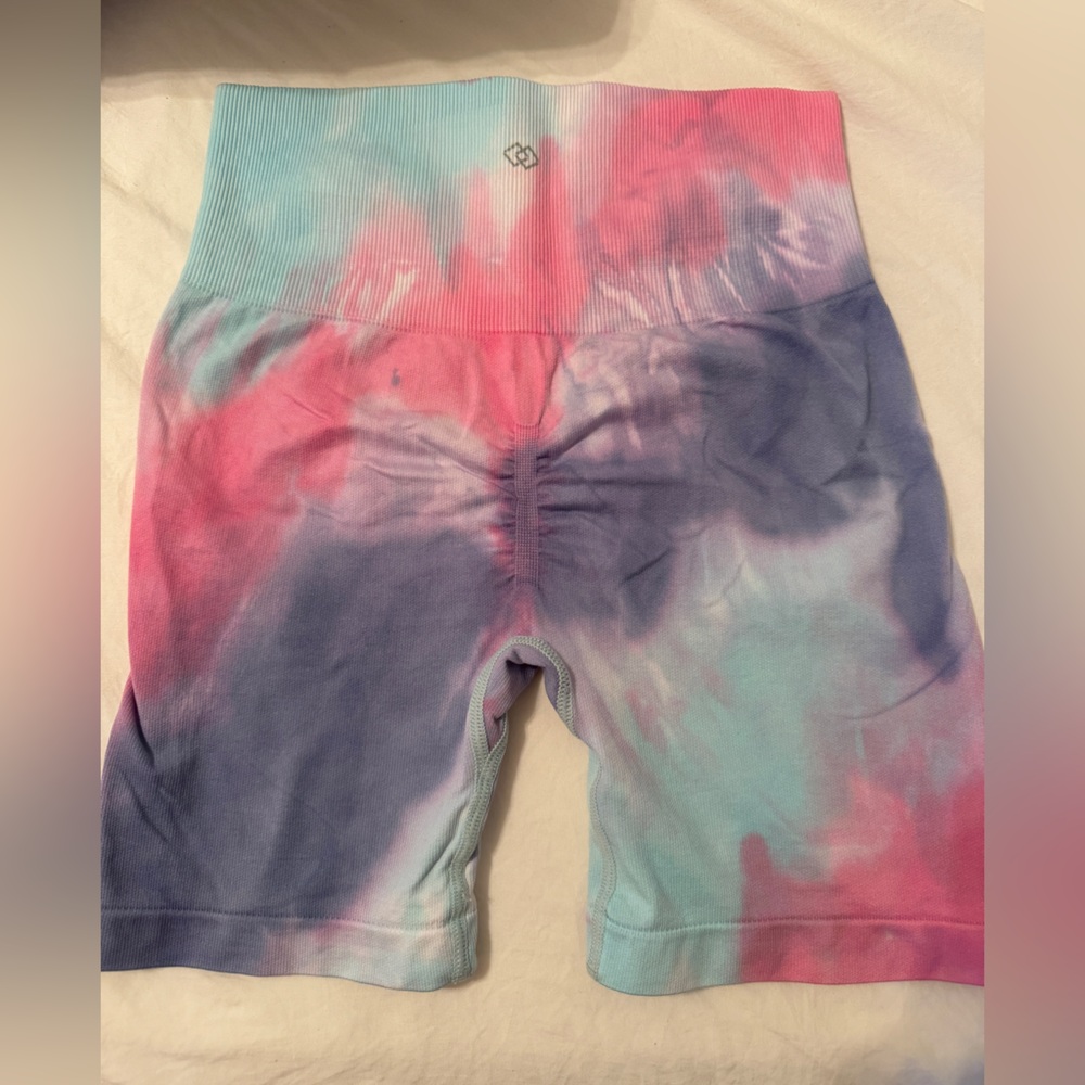 Tie dye shorts